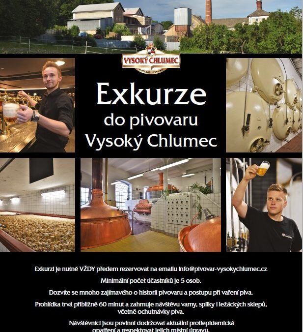 Exkurze do pivovaru Vysoký Chlumec